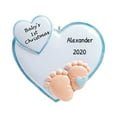 thumbnail image 1 of Ornaments by Elves Personalized Baby's First Christmas 2024 Baby Footprint -Ornaments by Elves, 1 of 10