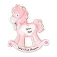 thumbnail image 1 of Ornaments by Elves Personalized Baby's First Christmas 2024 Ornament Pink Pony Ornament .25lbs, 1 of 10