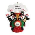 thumbnail image 1 of Ornaments by Elves Personalized Black Bear Family of 6 on a Train Christmas Ornament 2024, 1 of 10