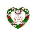 thumbnail image 1 of Ornaments by Elves Personalized Dog Bone in Christmas Wreath Ornament Pet Dog Xmas Decor .25lbs, 1 of 9