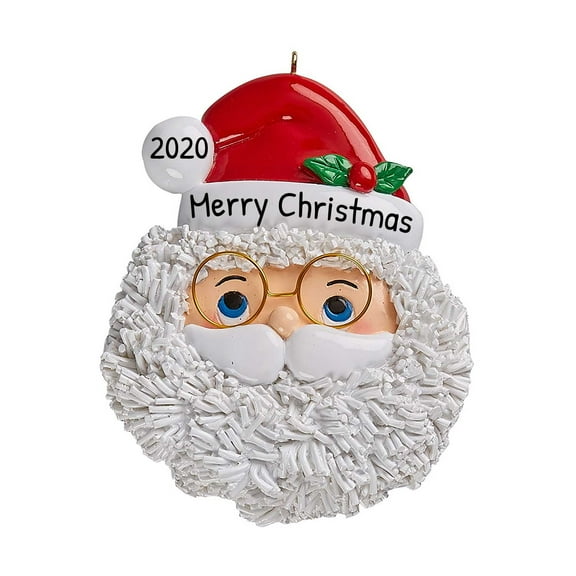 Ornaments by Elves Personalized Glasses Santa Claus Christmas Tree Ornaments Holiday Decors .25lbs