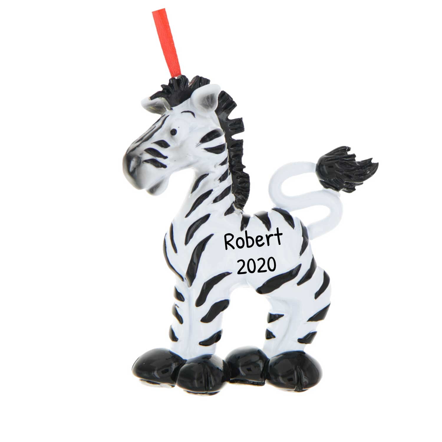 Ornaments by Elves Personalized Safari Zebra Ornament Cute Jungle ...
