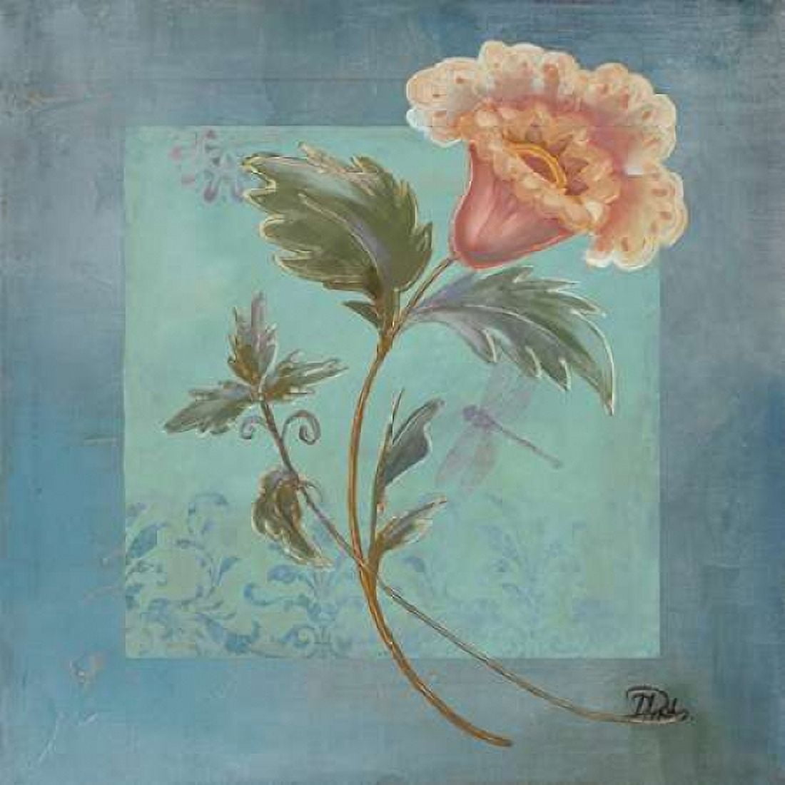 Ornaments in Blue II Canvas Art - Patricia Pinto (24 x 24)