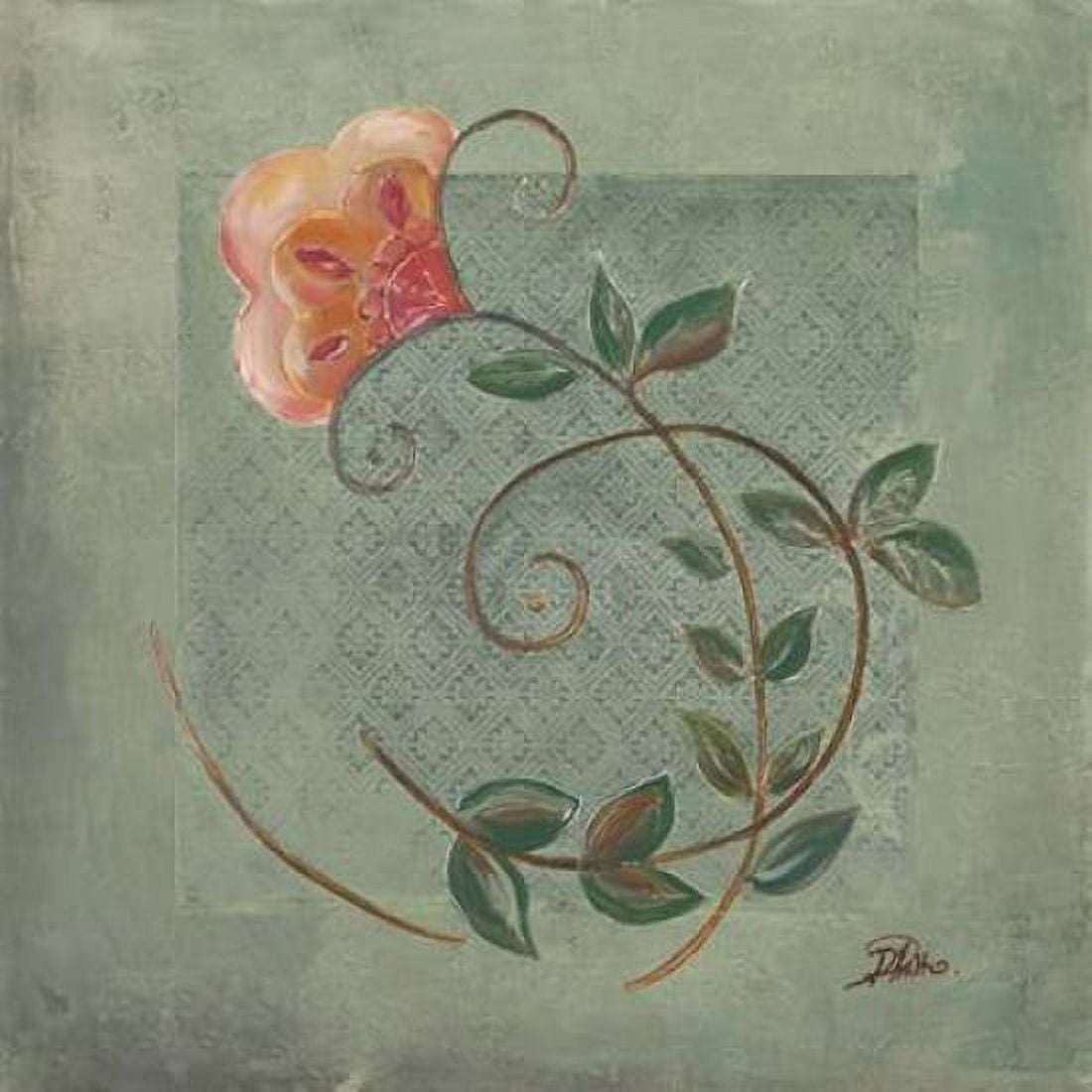 Ornaments in Green II Canvas Art - Patricia Pinto (24 x 24)