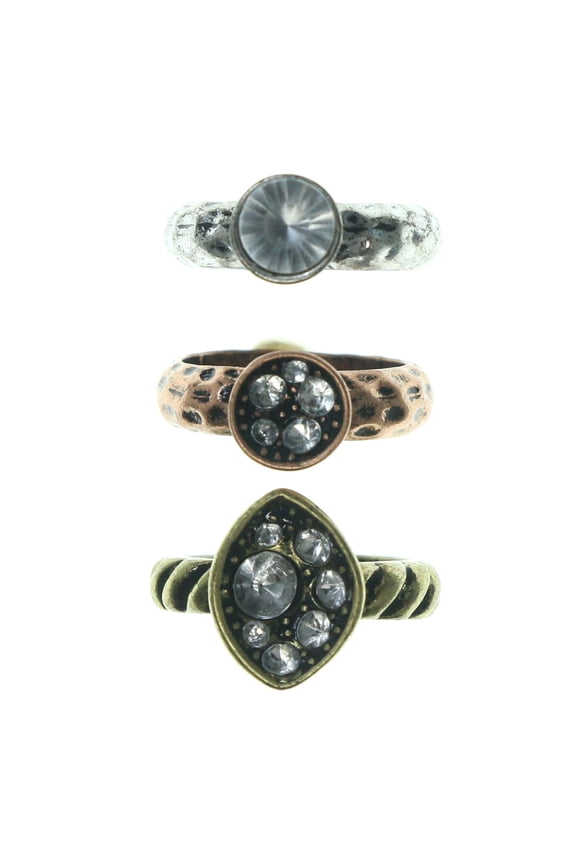 Ornate 3 Piece Multiple Ring Set