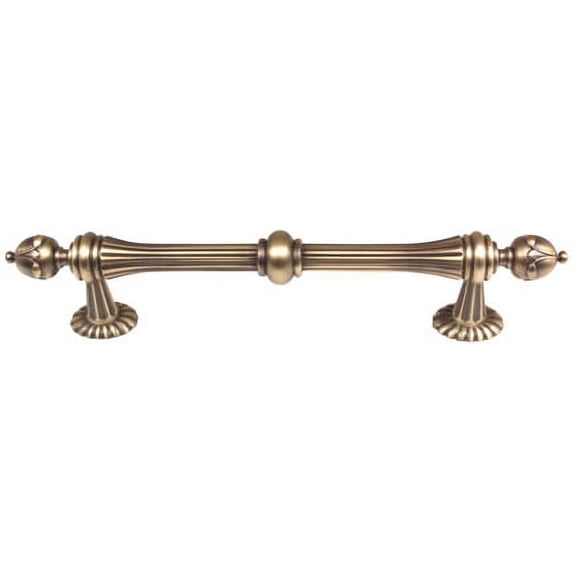 Alno A6929-6-AEM Ornate 6 Inch Cabinet Pull Antique English Matte