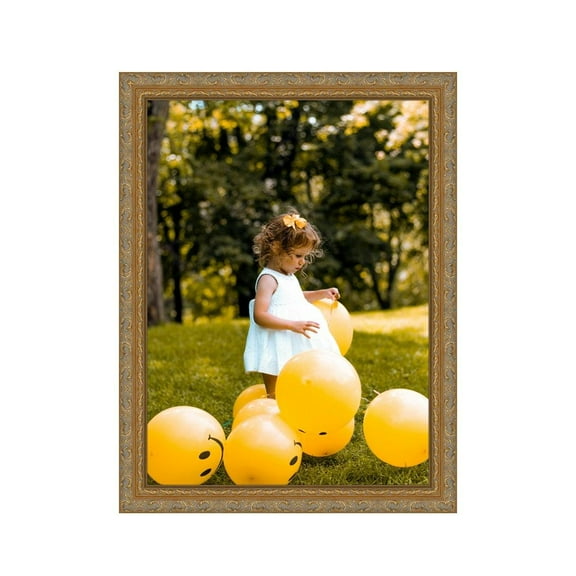 Ornate Antique Gold Picture Frame