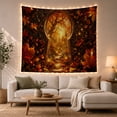 thumbnail image 1 of Ornate Archway Elaborate with Scrollwork Filigree Harvest Toned, Mystical Fantasy for Space Lovers, Wall Decor, Mother'S Day Gift, Tapestry Wall Hanging for Dorm and Living Room, 1 of 7