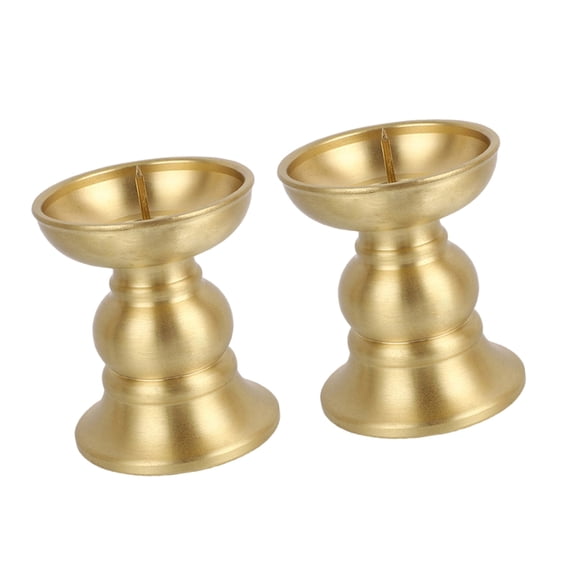 Ornate Brass Religious Candelabra For Home Shrines Meditations Space Decoration