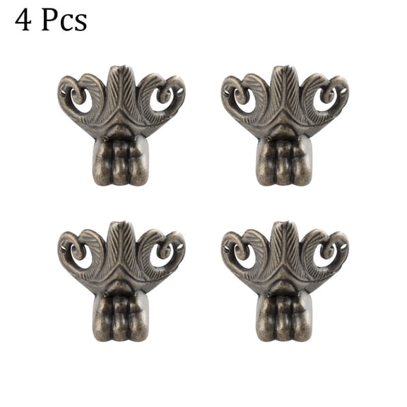Ornate Carved Corner Protector for Wood Boxes and Photo Frames 4 Pieces