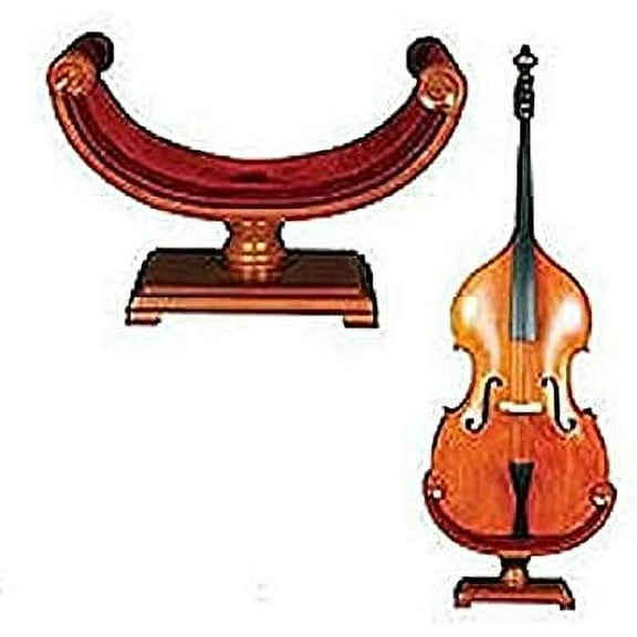 Ornate Carved Wooden Cello Stand