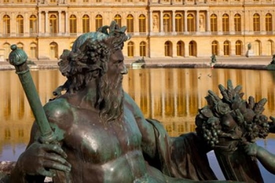 Ornate Chateau du Versailles Canvas Art - Brian Jannsen DanitaDelimont (36 x 24)