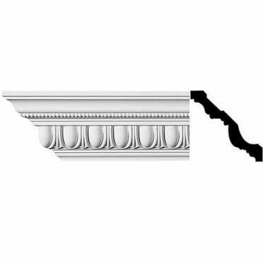 Ornate Cornice White Urethane  96" L | Renovator's Supply
