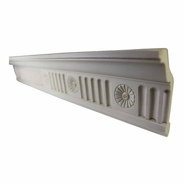 Ornate Cornice White Urethane  96" L  | Renovator's Supply