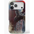 Ornate Costumed Singer in Black, Burgundy and Blue Polycarbonate and ...