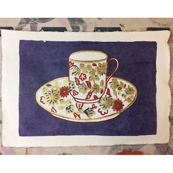 Ornate Cup Print Poster , Poster Print Only