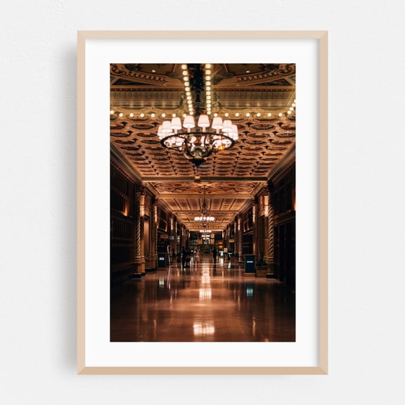 Ornate, DTLA - Los Angeles California Photography Oak Framed Wall Art Print 20 x 30 inches