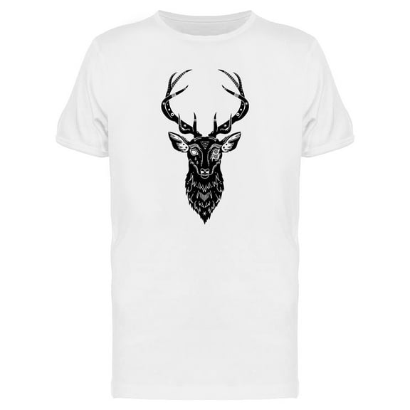 Ornate Deer T-Shirt Men -Image by Shutterstock, Male x-Large