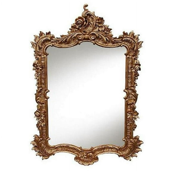 Ornate English Gold Leaf Decorative Mirror