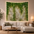 thumbnail image 1 of Ornate Fountain with Ivy Against a Stone Wall, Serene Rustic for Garden Lovers, Botanical Wall Art, Housewarming Gift, Tapestry Wall Hanging for Living Room and Bedroom, 1 of 7