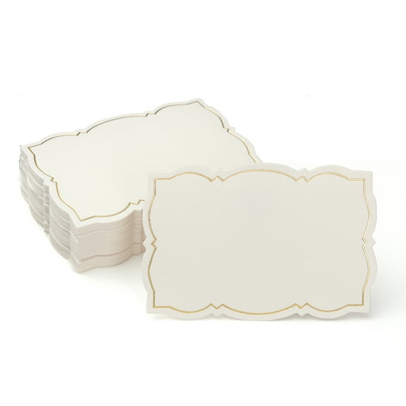Ornate Gold Border Place Cards - 50ct. by Celebrate It