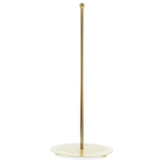 Ornate Gold Metal Rod Tree Topper Stand Display Stand 10 Inches (Taiwan)