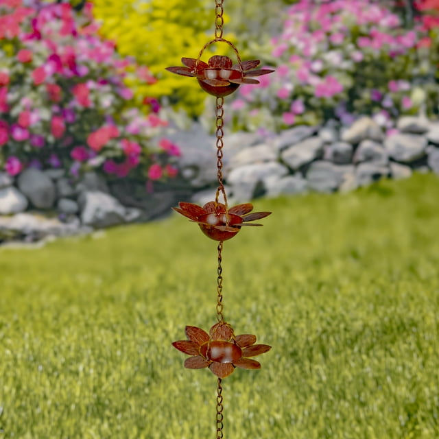 Ornate Hanging Rain Chains