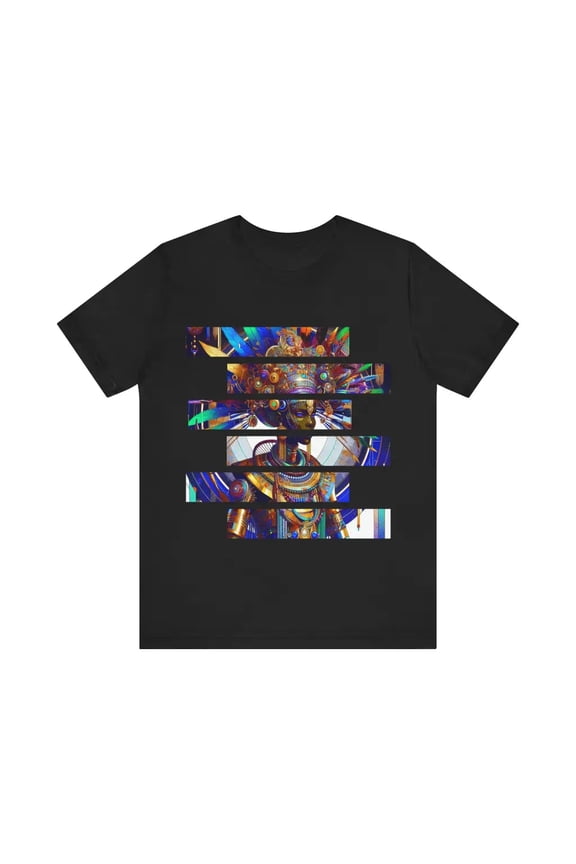 Ornate Headdress and Technicolor Vision - Jersey Short Sleeve Tee