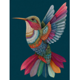 thumbnail image 1 of Ornate Hummingbird Canvas Print Wall Art for Living Room Bedroom Dining Room Hallway Decor, 1 of 8