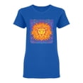 thumbnail image 1 of Ornate Lion Head Design Shaped T-Shirt Women -Image by Shutterstock, Female XX-Large, 1 of 2