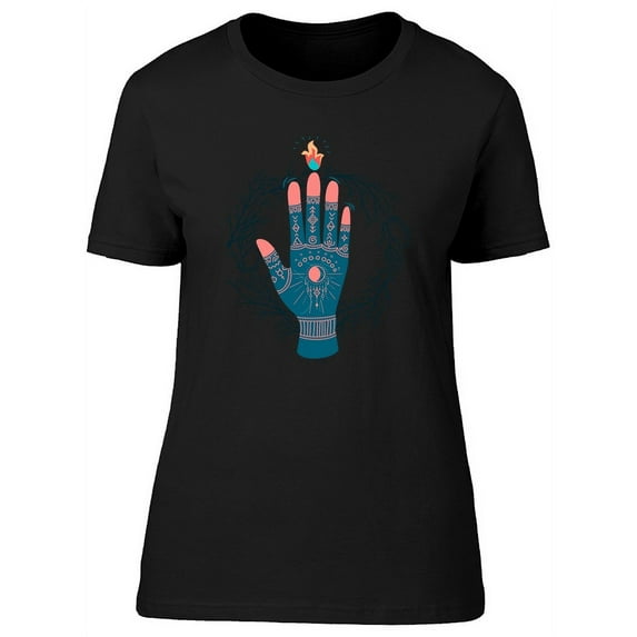 Ornate Sacred Symbols Graphic T-Shirt Women -Image by Shutterstock, Female 3X-Large