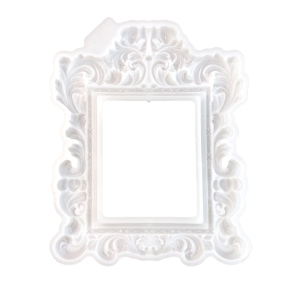 Ornate Silicone Picture Frame Mold for Epoxy Resin Plasters Cements Crafts