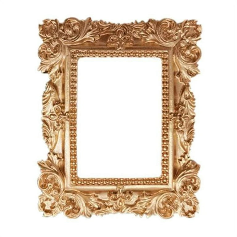 Ornate Textured Hand Crafted Resin Picture Frame Tabletop Display Decorative Photo Frame Home Decor Square