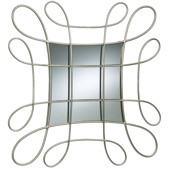 Ornella Mirrored Wall Art Light Gold