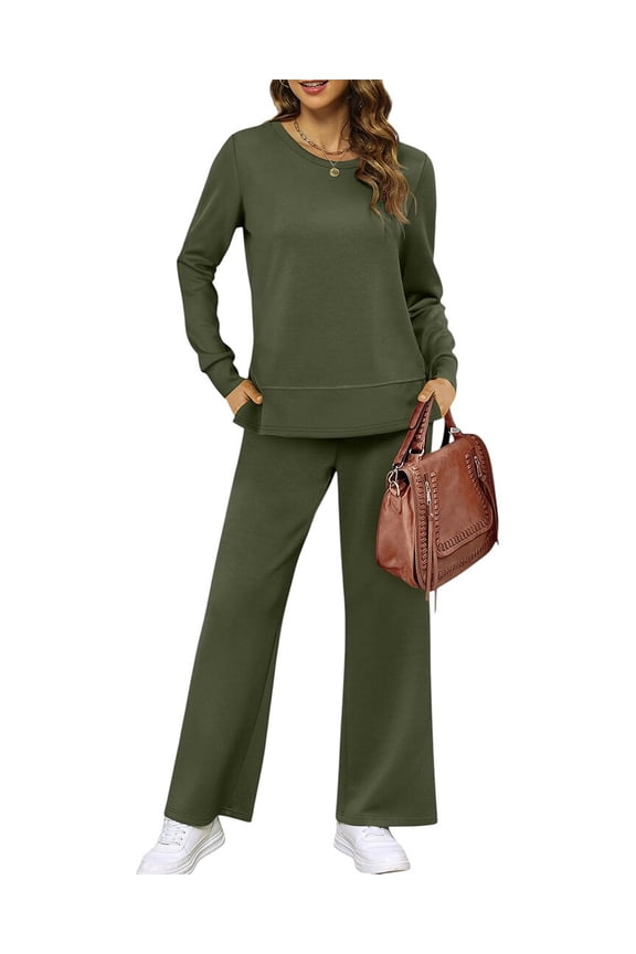 womens  2pc Blouse & Pant Set, 10