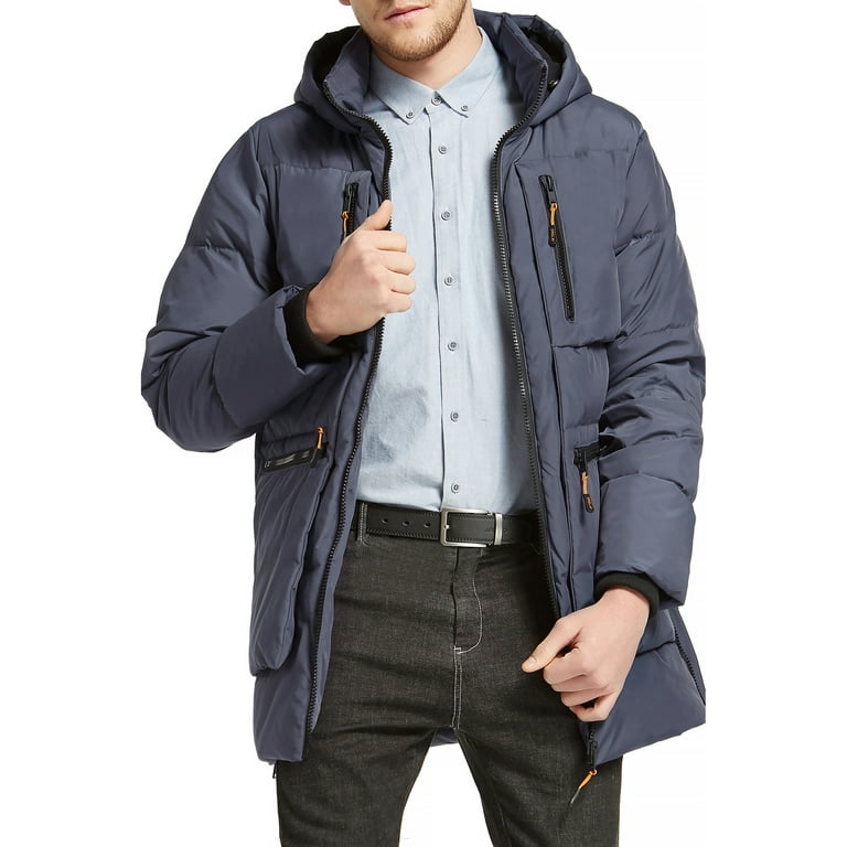 Orolay Men's Puffy Down Jacket Warm Winter Down Jacket with Multi Pockets -  Walmart.com