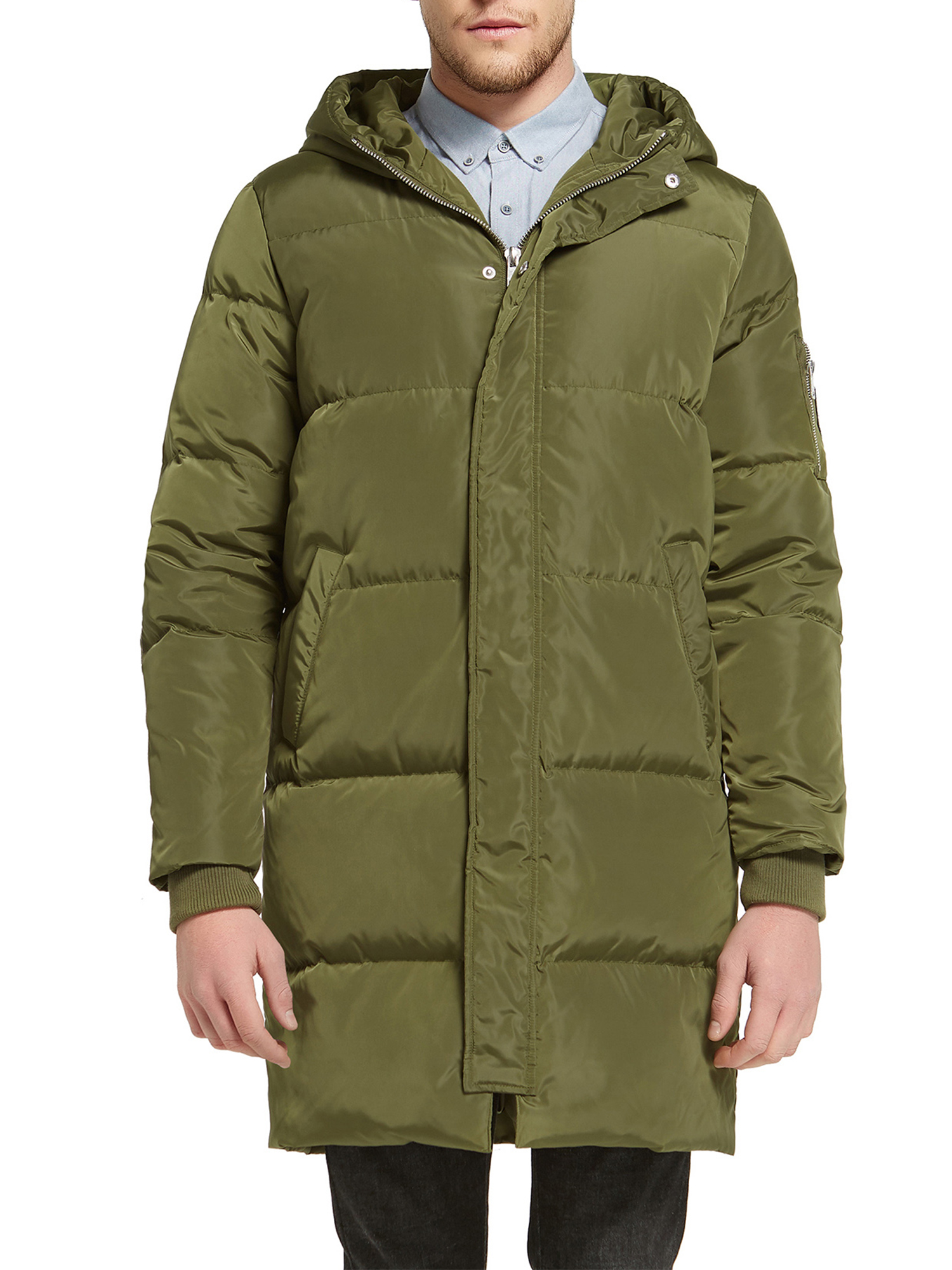 Orolay Men's Winter Down Jacket Down Puffer Jacket Plus Size - image 1 of 5