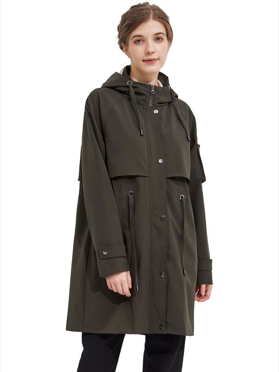 Orolay Women's Double Breasted Long Trench Coat with Belt - image 1 of 5