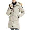 thumbnail image 1 of Orolay Women's Down Puffer Coat Winter Jacket with Adjustable Hood Beige S, 1 of 5
