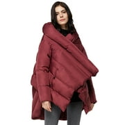 Orolay Women's Puffer Down Coat Cloak-Type Jacket