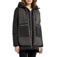 thumbnail image 1 of Orolay Women's Puffer Down Jacket Fleece Down Coat Hooded Jacket Black XS, 1 of 5