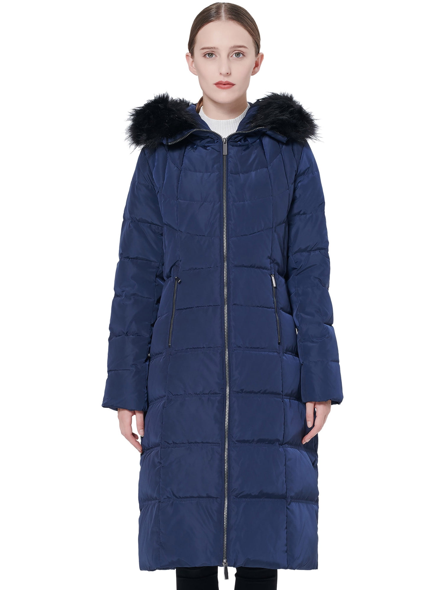Orolay Women's Thickened Puffer Down Jacket Winter Hooded Coat