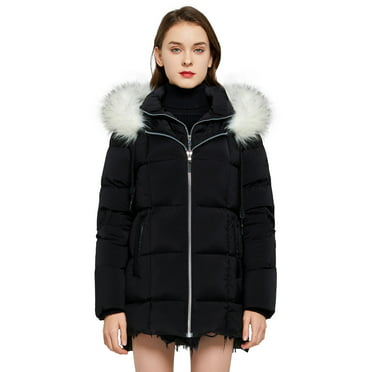 Orolay Women's Winter Coat Warm Thickened Puffer Down Jacket - Walmart.com