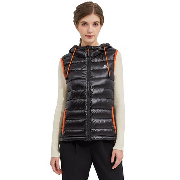 Orolay Women's Ultra Lightweight Down Vest Stand Collar Winter Coat