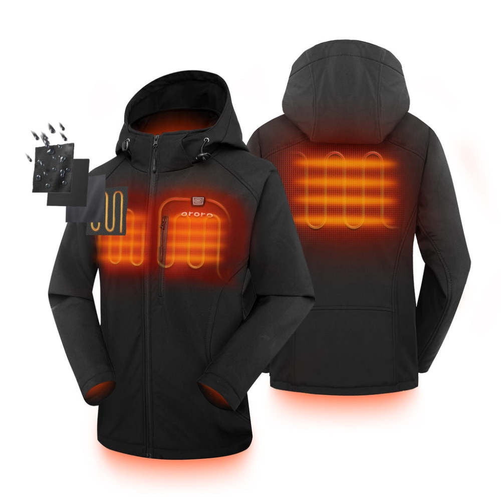 ORORO Womens Haze Blue Classic Heated Jacket Kit Small