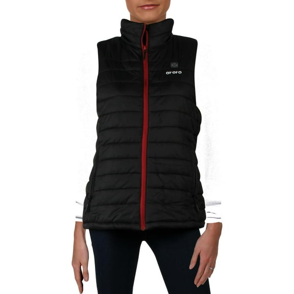 Ororo Womens Heated Winter Outerwear Vest Black M
