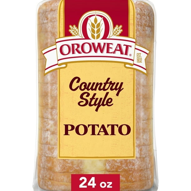 3x- Oroweat Country Style Potato Bread, 24 oz, Potato Bread, Bag