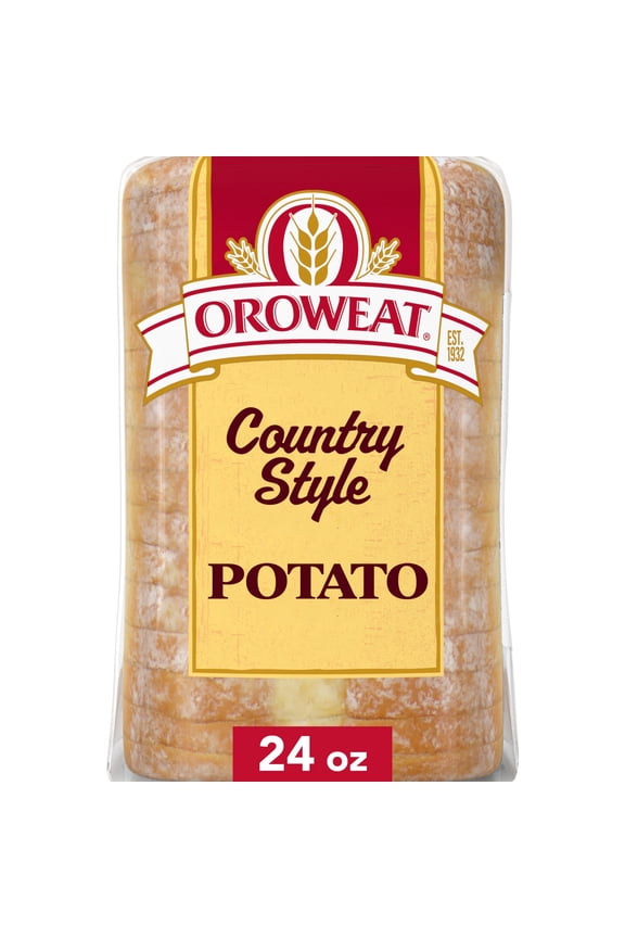 Country Style Potato Bread, 24 oz, Potato Bread, Bag