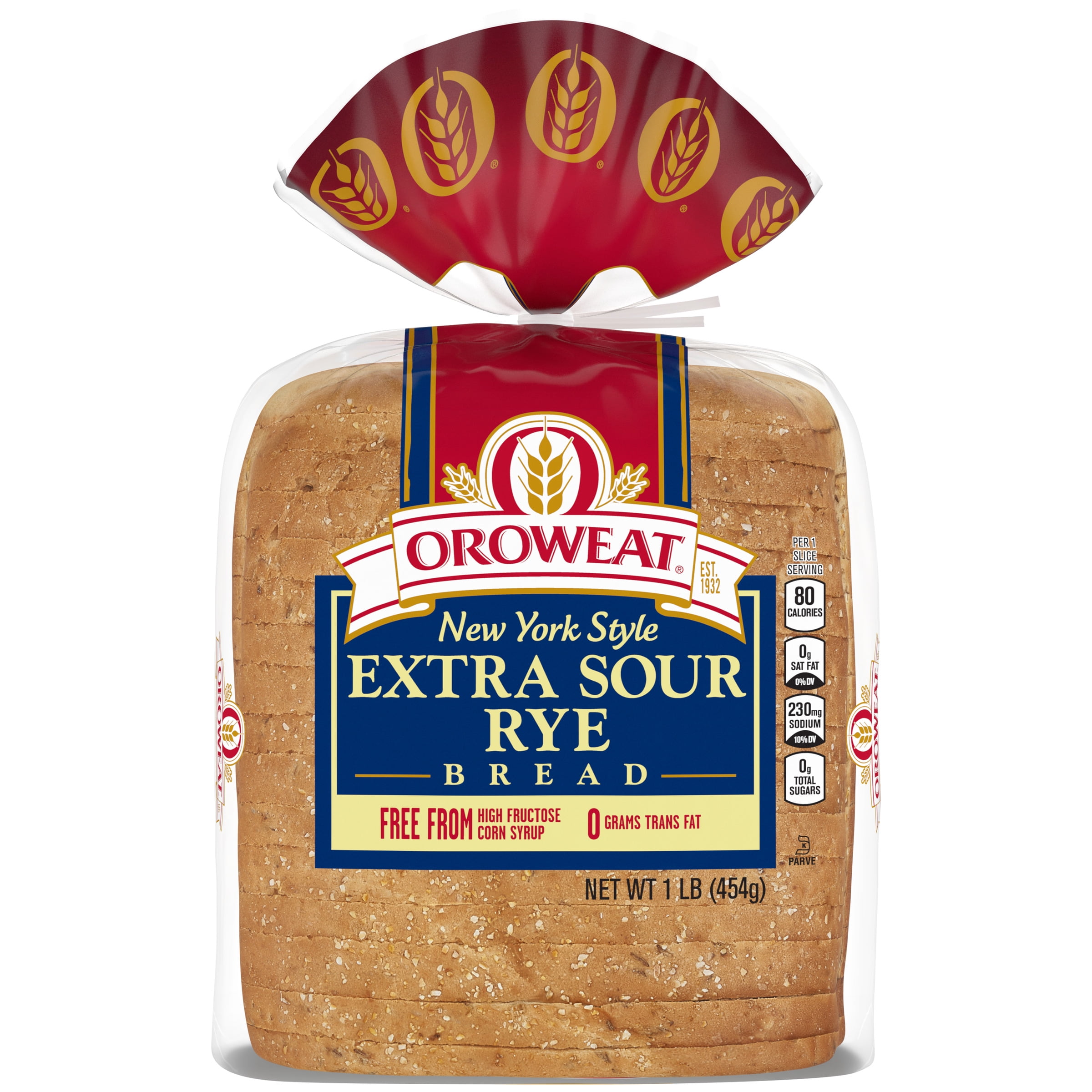 Oroweat New York Extra Sour Rye Bread, 16 oz