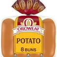 thumbnail image 1 of Oroweat Potato Hot Dog Buns, 8 count, Pre-sliced Hot Dog Buns, 16 oz Bag, 1 of 7